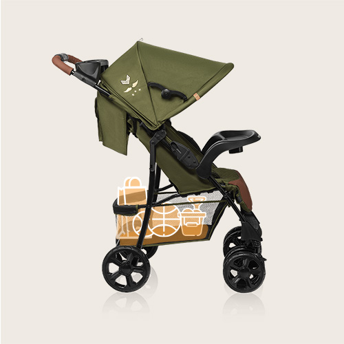 Lionelo Emma Plus Forest Green — Buggy